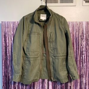 Womens size small green madewell jacket.